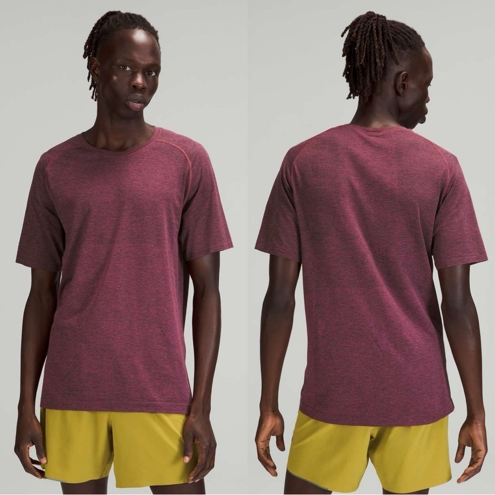 Lululemon Men’s Metal Vent Tech Shortsleeve Shirt 2.0 Gym in Pink Lychee XL